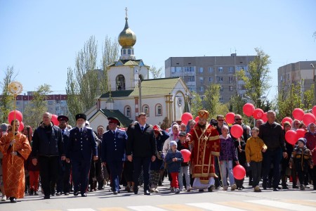 В Волгодонске на Пасху прошел общегородской крестный ход